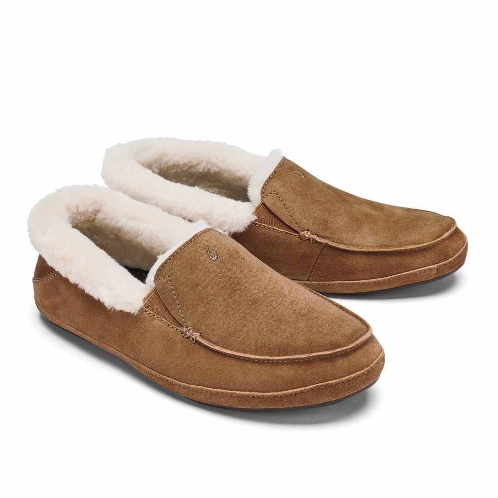 Olukai Women's Ku Una Slipper - Tan US745-316